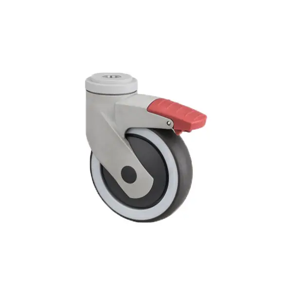 Free sample for Chrome Furniture Sofa Round Rubber Castor Chair Caster Wheel for Carpet