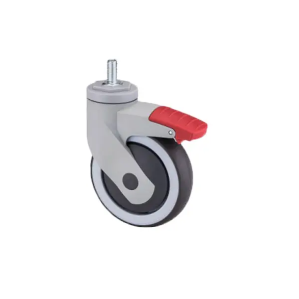 125mm TPR Apparatus Medical Caster 5 Inch for Hospital