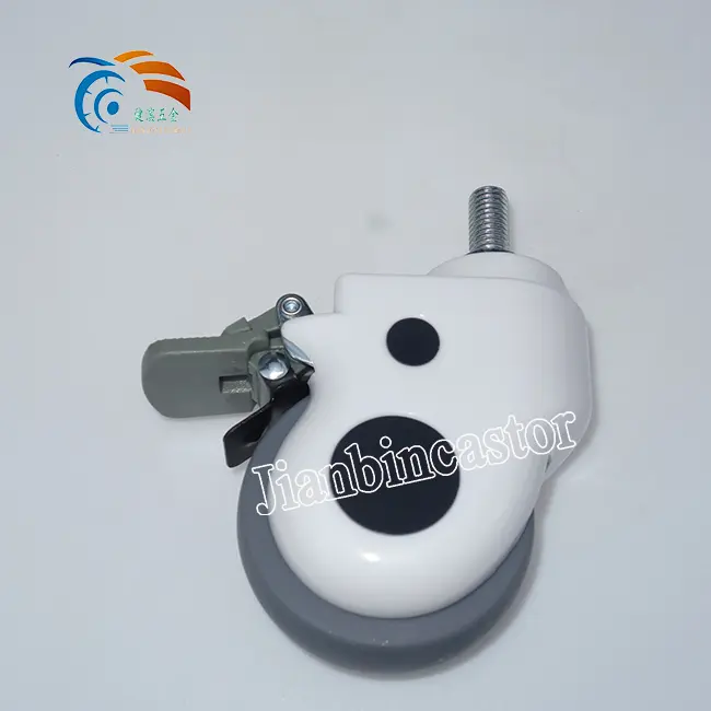 Thread Stem Medical 100mm 125mm Caster Bed Medicaling Instrument Stem Casters