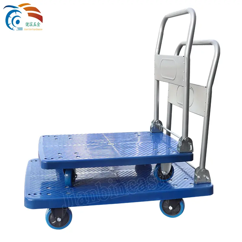 European Zinc Collapsible Durable Cargo Storage Warehouse Container Trolley