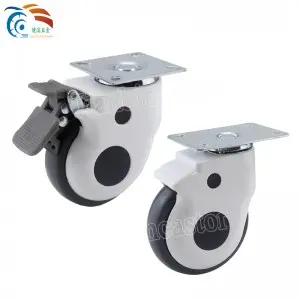 3 inch/100mm industrial grade medical swivel caster with brake/without brake flat caster