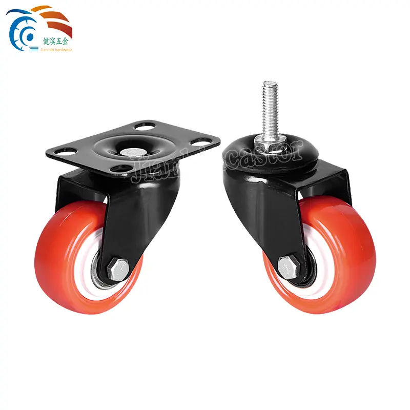 office directional/universal wheel rubber wheel caster 2-5 inch Brake PVC/PU/TPR/PP furniture caster wheel