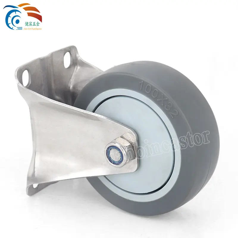 Factory Directly Sell Competitive 3/4/5 Inch Swivel TPR Caster Wheel Medical Caster/Heavy Duty Caster/Thermo Caster/Stainless Steel Caster