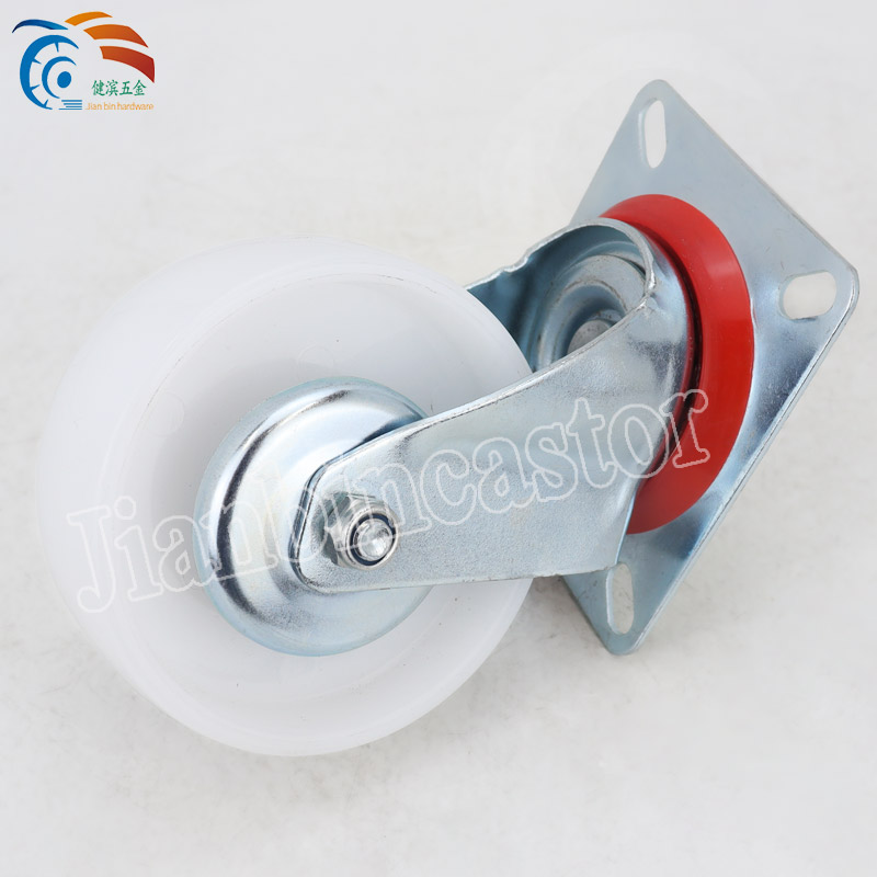 Swivel Caster Wheels 4 5 6 8 Inch Static Trolley Rubber Oil Proof Caster Wheel Industrial Swivel Brake Casters Wheels