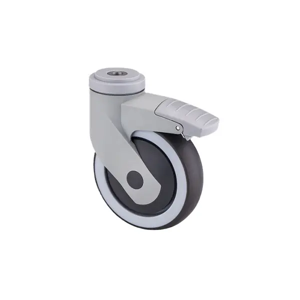 Free sample for Chrome Furniture Sofa Round Rubber Castor Chair Caster Wheel for Carpet