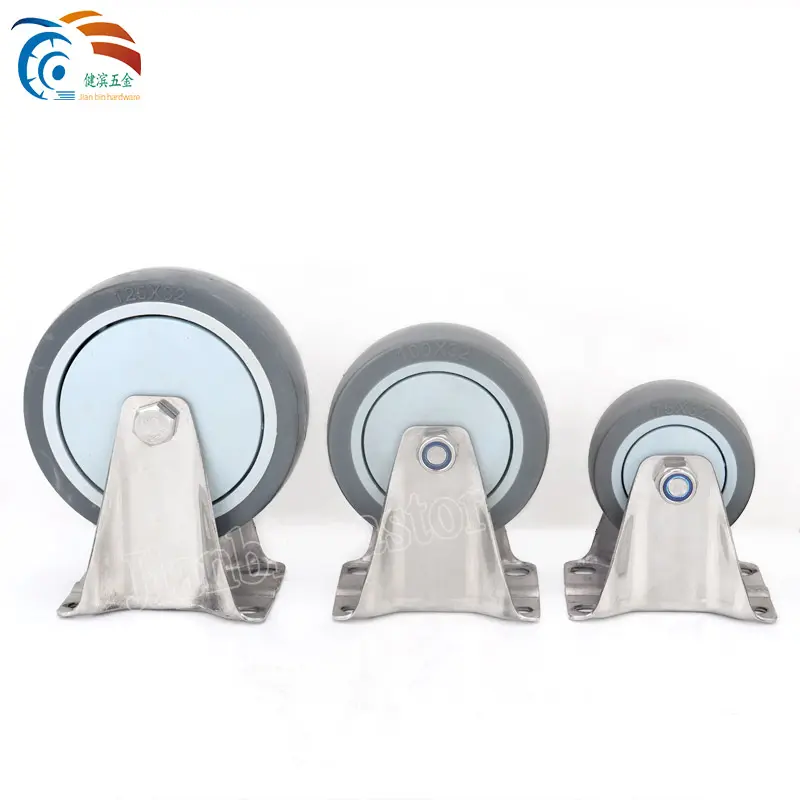 Factory Directly Sell Competitive 3/4/5 Inch Swivel TPR Caster Wheel Medical Caster/Heavy Duty Caster/Thermo Caster/Stainless Steel Caster