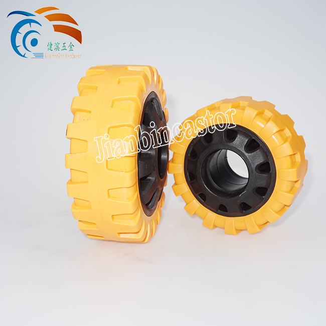 Steel Fork 75mm Wheel Single Ball Bearing Cover Ballrace Swivel Head 3/4/5/6 Inch Medium Duty Castor Red PVC Swivel Casters