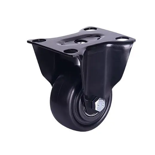 3 Inch Medium Duty Industrial Caster Swivel APP PU Castor Trolley Wheel with Brake