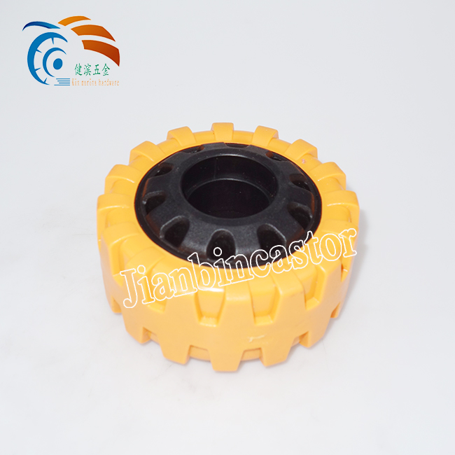 Steel Fork 75mm Wheel Single Ball Bearing Cover Ballrace Swivel Head 3/4/5/6 Inch Medium Duty Castor Red PVC Swivel Casters