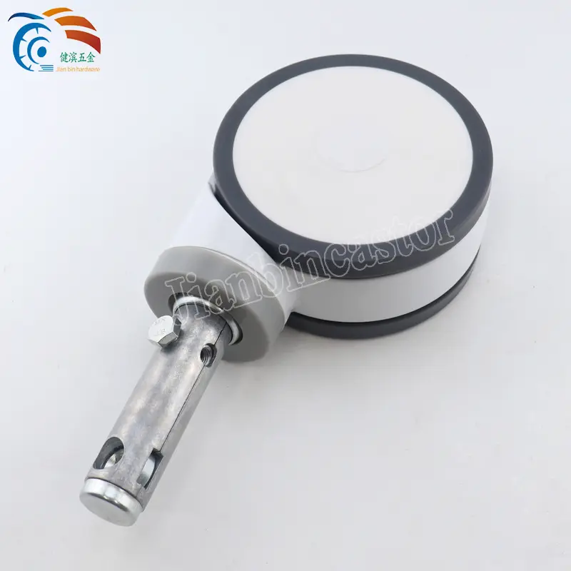 5inch center locking 28x96mm caster 5 inch center locking medical swivel long stem caster