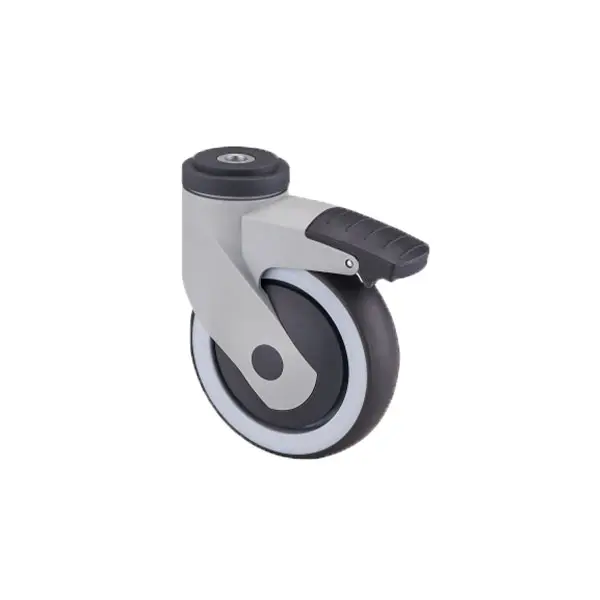 Free sample for Chrome Furniture Sofa Round Rubber Castor Chair Caster Wheel for Carpet