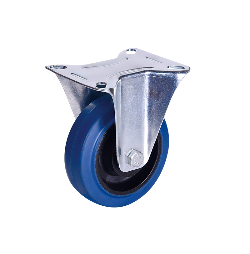Industrial Caster Wheel Manufacturer Supply 5″ Swivel Plate Toolbox Caster with Rubber Wheel
