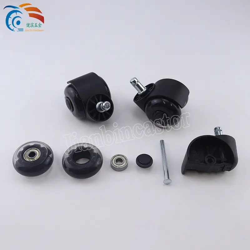 PU Rubber Office Chair Caster Silicone Furniture Caster