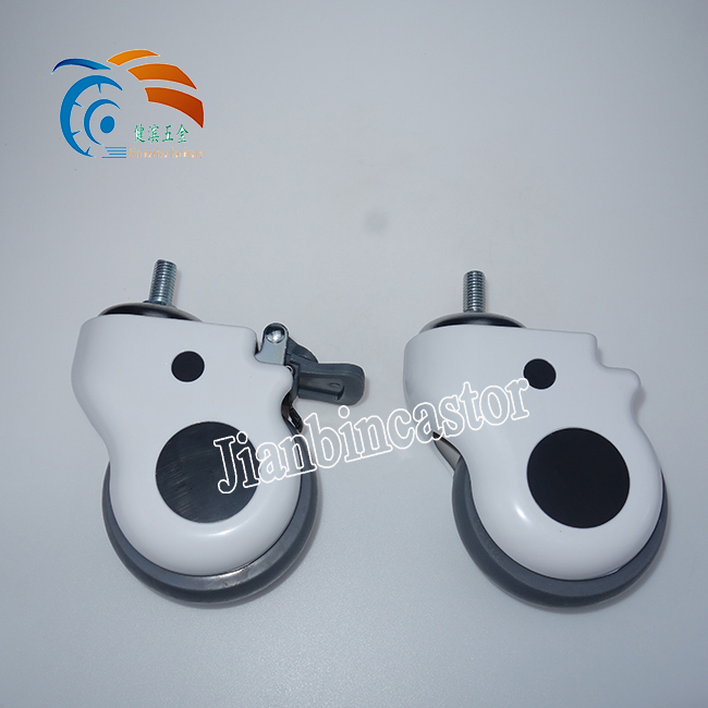 Thread Stem Medical 100mm 125mm Caster Bed Medicaling Instrument Stem Casters
