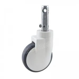 125mm long bolt central locking medical caster medical bed caster
