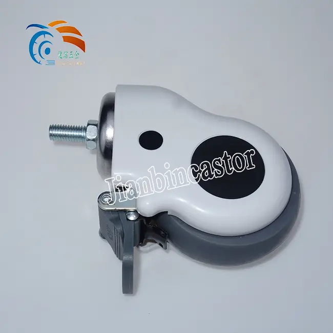 Thread Stem Medical 100mm 125mm Caster Bed Medicaling Instrument Stem Casters