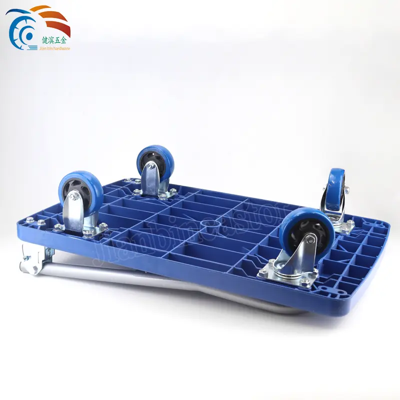 European Zinc Collapsible Durable Cargo Storage Warehouse Container Trolley