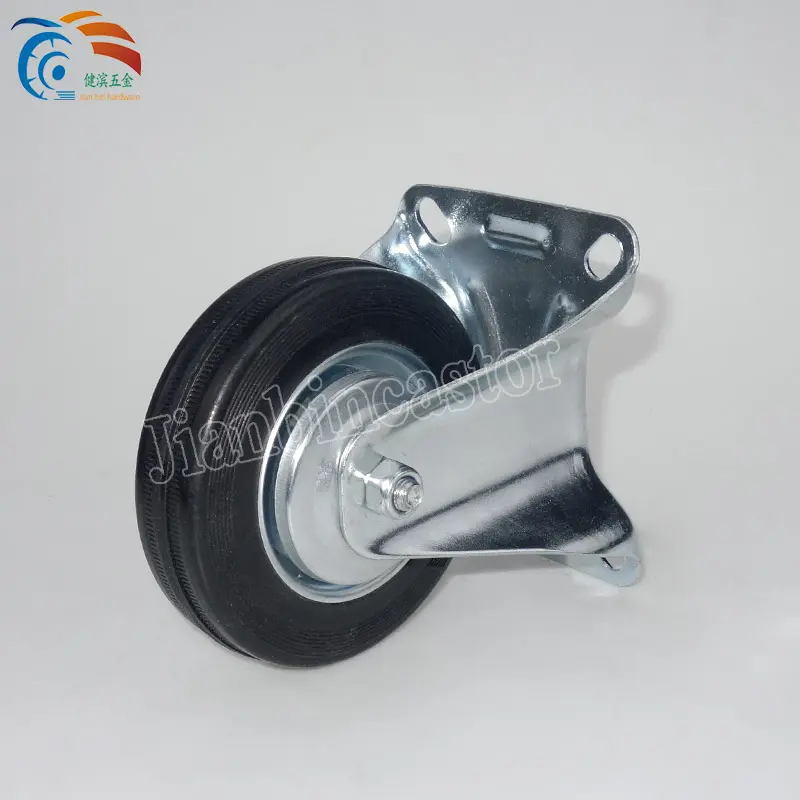 High Quality 4 5 6 8 Inch Stainless Steel Nylon Heavy Duty Swivel with Brake Industrial Casters Wheel Ruedas