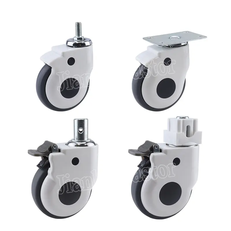 Supplier Manufacturing All styles Hospital Castor hospital bed parts equipment Medical Caster Wheel