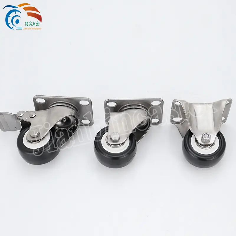 5″ TPR PVC PU Wheel Heavy Equipment Industry Food Stainless Steel Caster