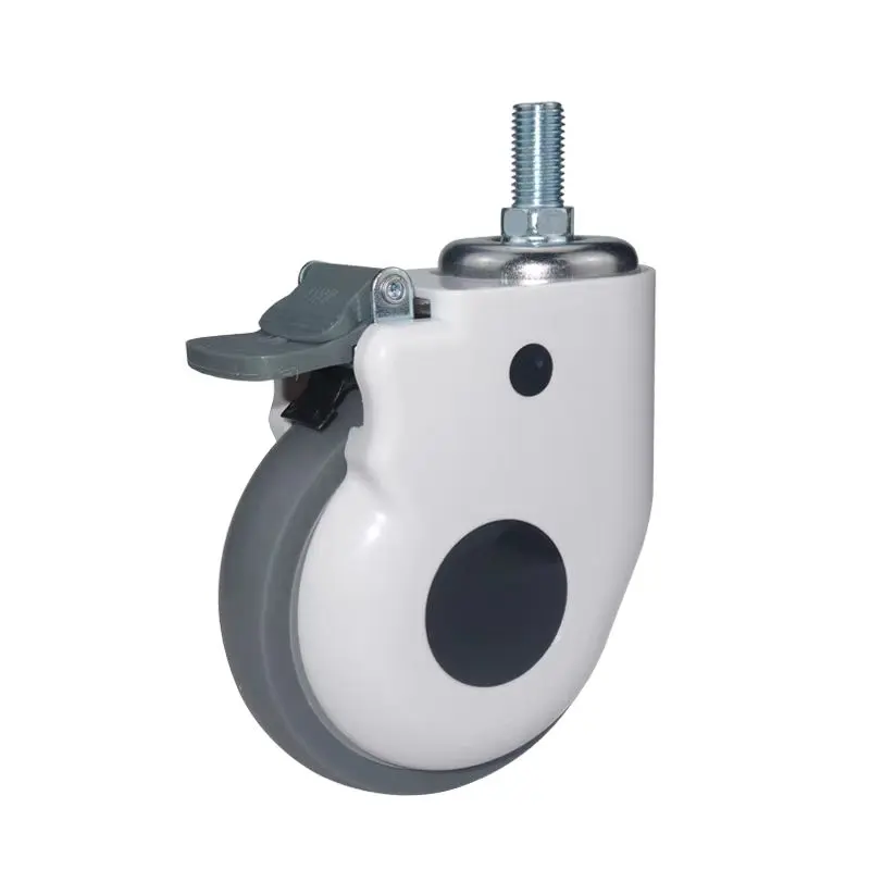 Thread Stem Medical 100mm 125mm Caster Bed Medicaling Instrument Stem Casters