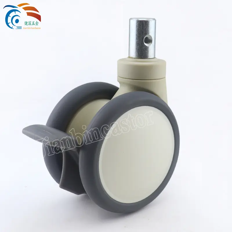 Experienced Factory Hardware Manufacturer Heavy Duty Industry Caster Wheel Hospital Medical Plastic Wheel Fixed Swivel Castor Rotating Brake Industrial Caster