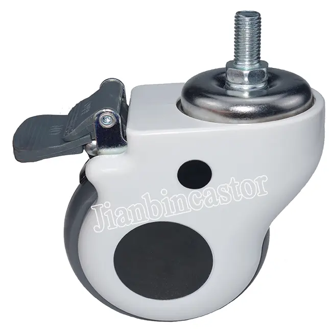Thread Stem Medical 100mm 125mm Caster Bed Medicaling Instrument Stem Casters